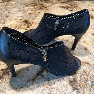 Calvin Klein Black Cutout Heels